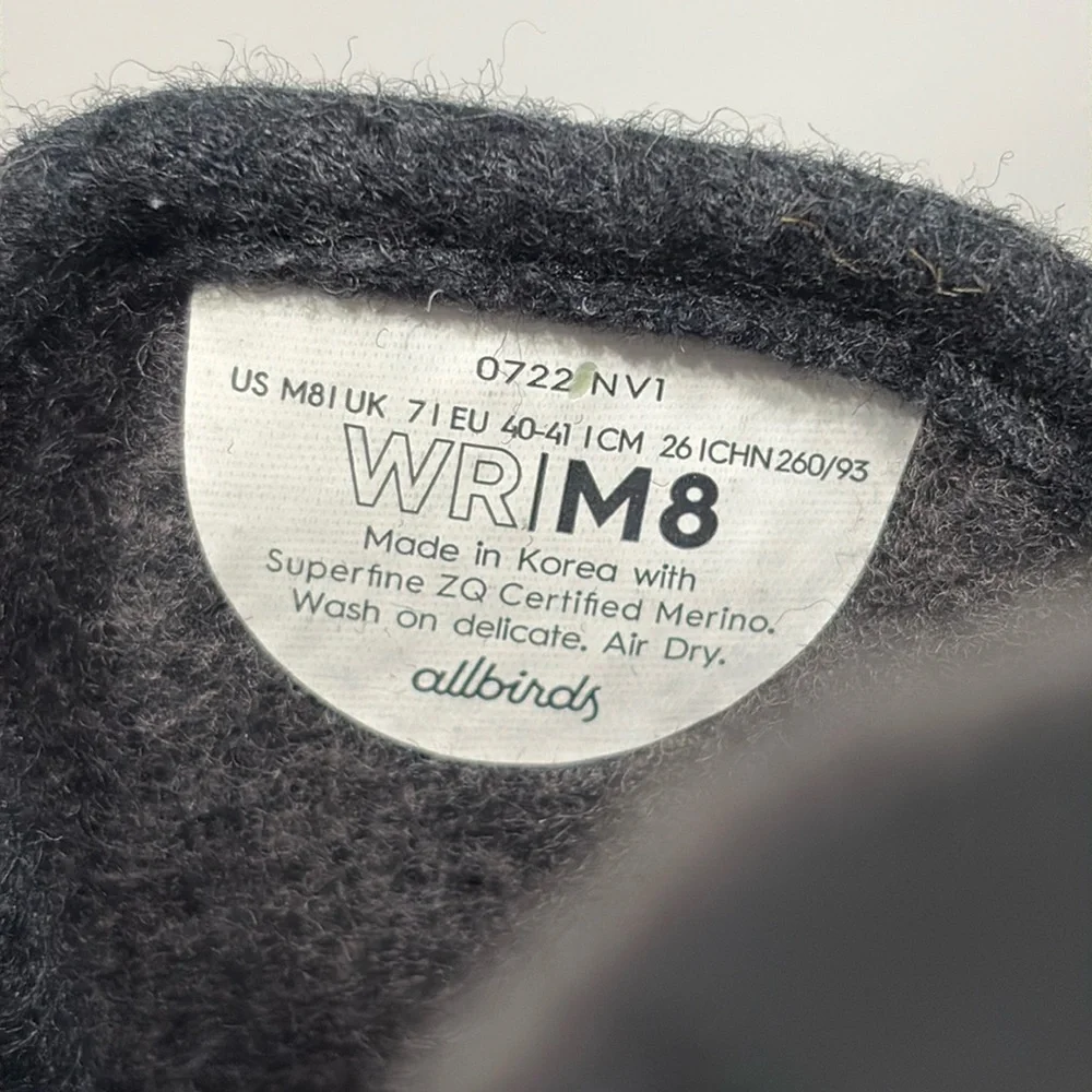 Allbirds Wool Runners sz 8
